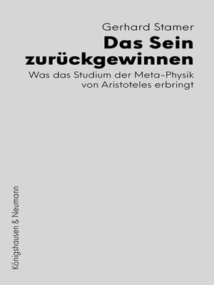cover image of Das Sein zurückgewinnen